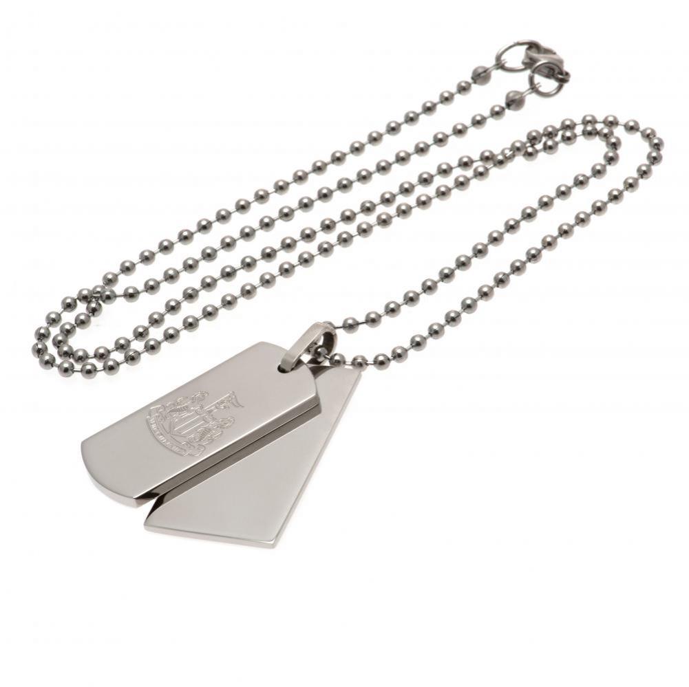 Newcastle United FC Double Dog Tag & Chain