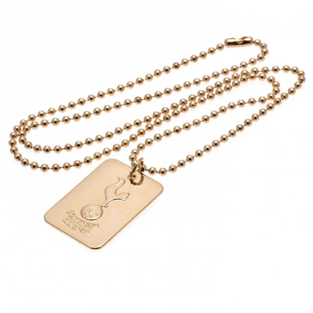 Tottenham Hotspur FC Gold Plated Dog Tag & Chain
