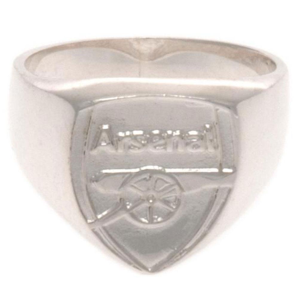 Arsenal FC Sterling Silver Ring Medium