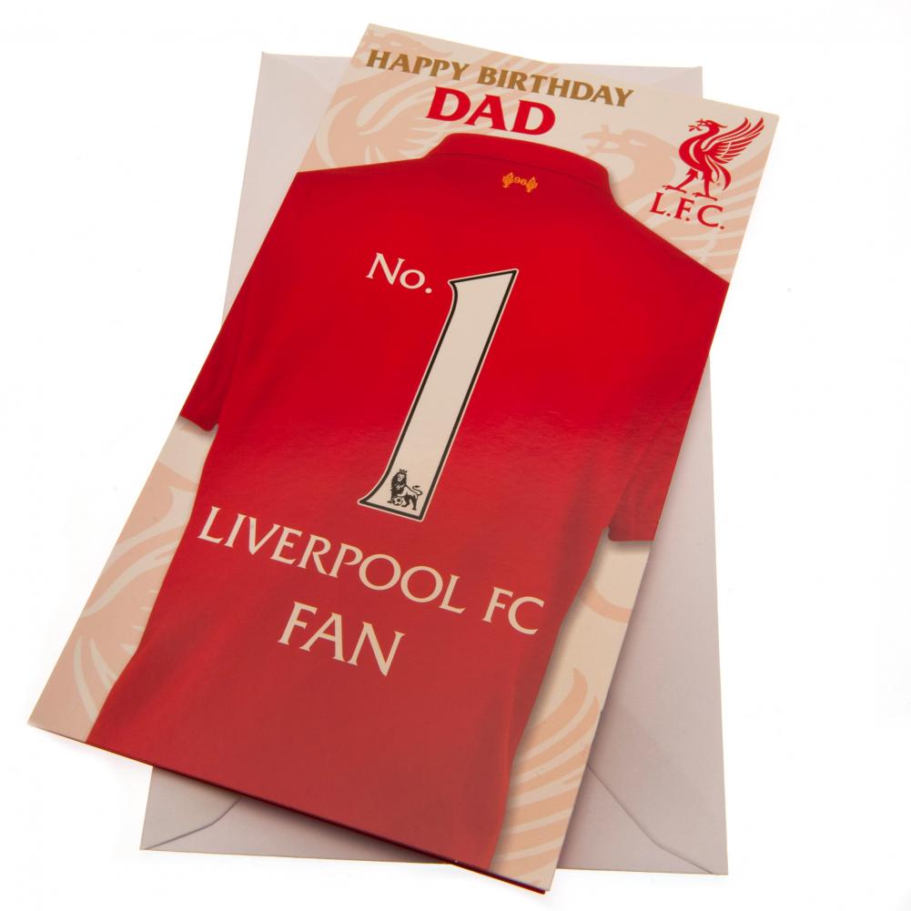 Liverpool FC Birthday Card Dad