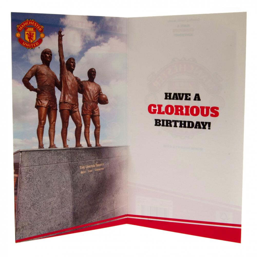 Manchester United FC Birthday Card Dad