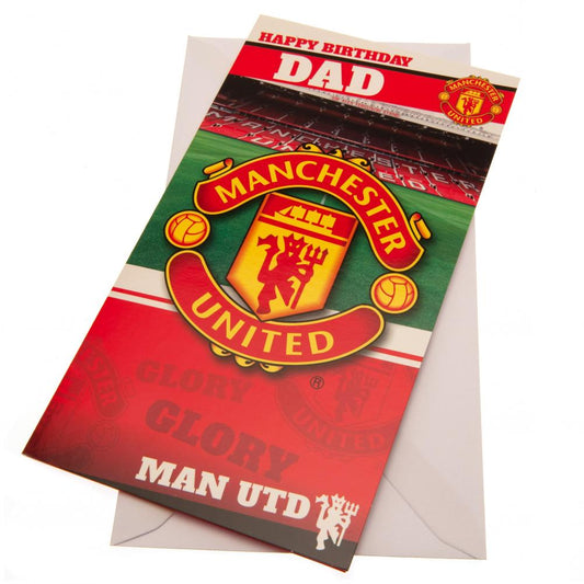 Manchester United FC Birthday Card Dad