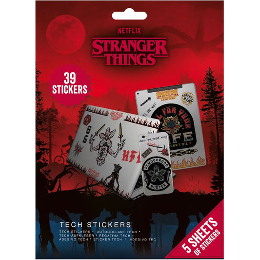 Stranger Things Tech Stickers Battle