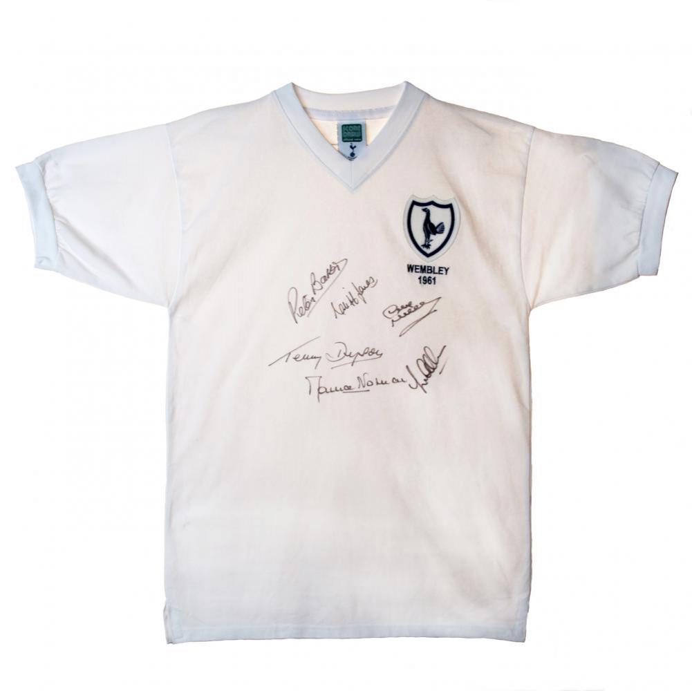Tottenham 1961 Double Winners Shirt Signed by 8 – National Football Museum  Shop