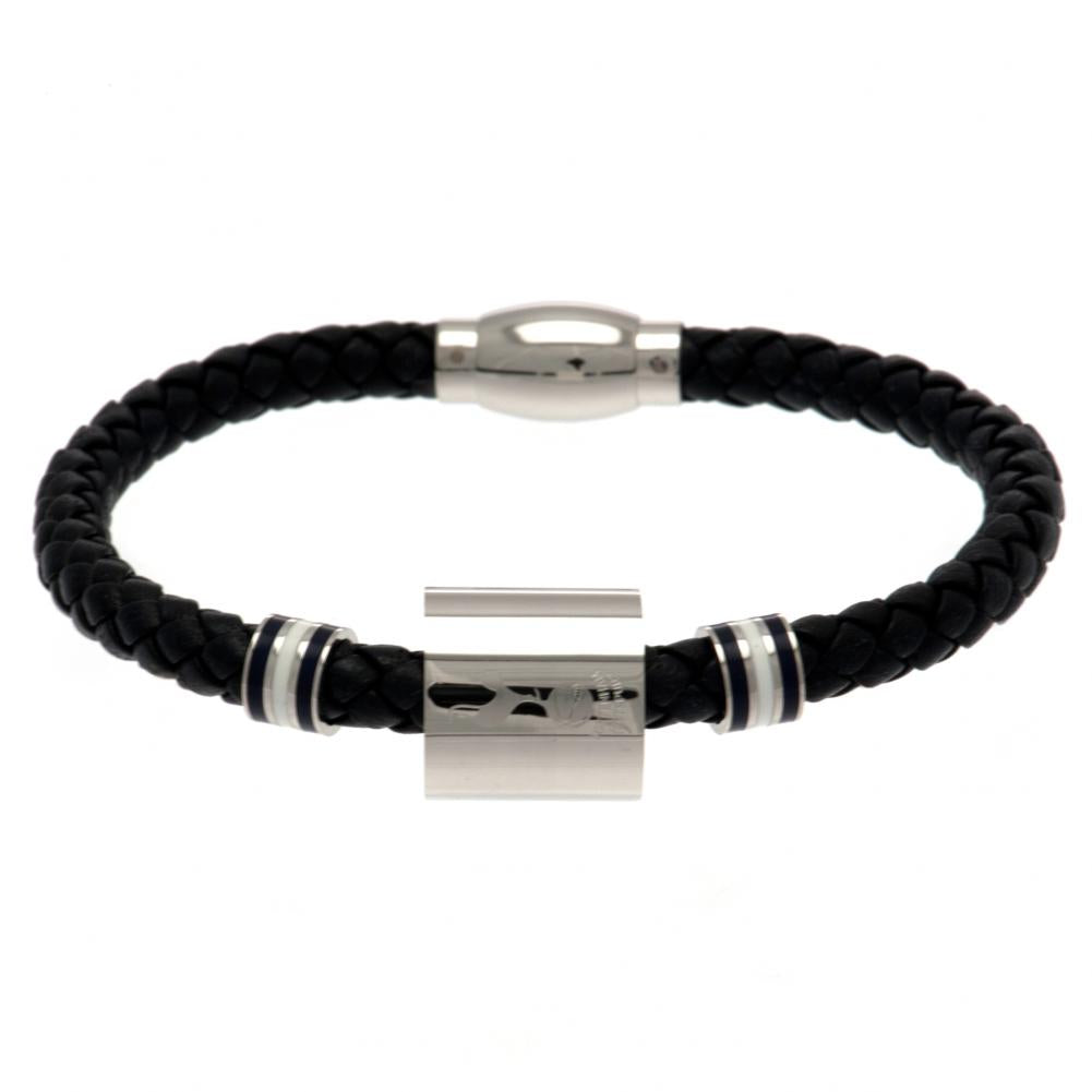 Tottenham Hotspur FC Colour Ring Leather Bracelet