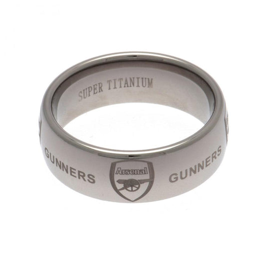 Arsenal FC Super Titanium Ring Large