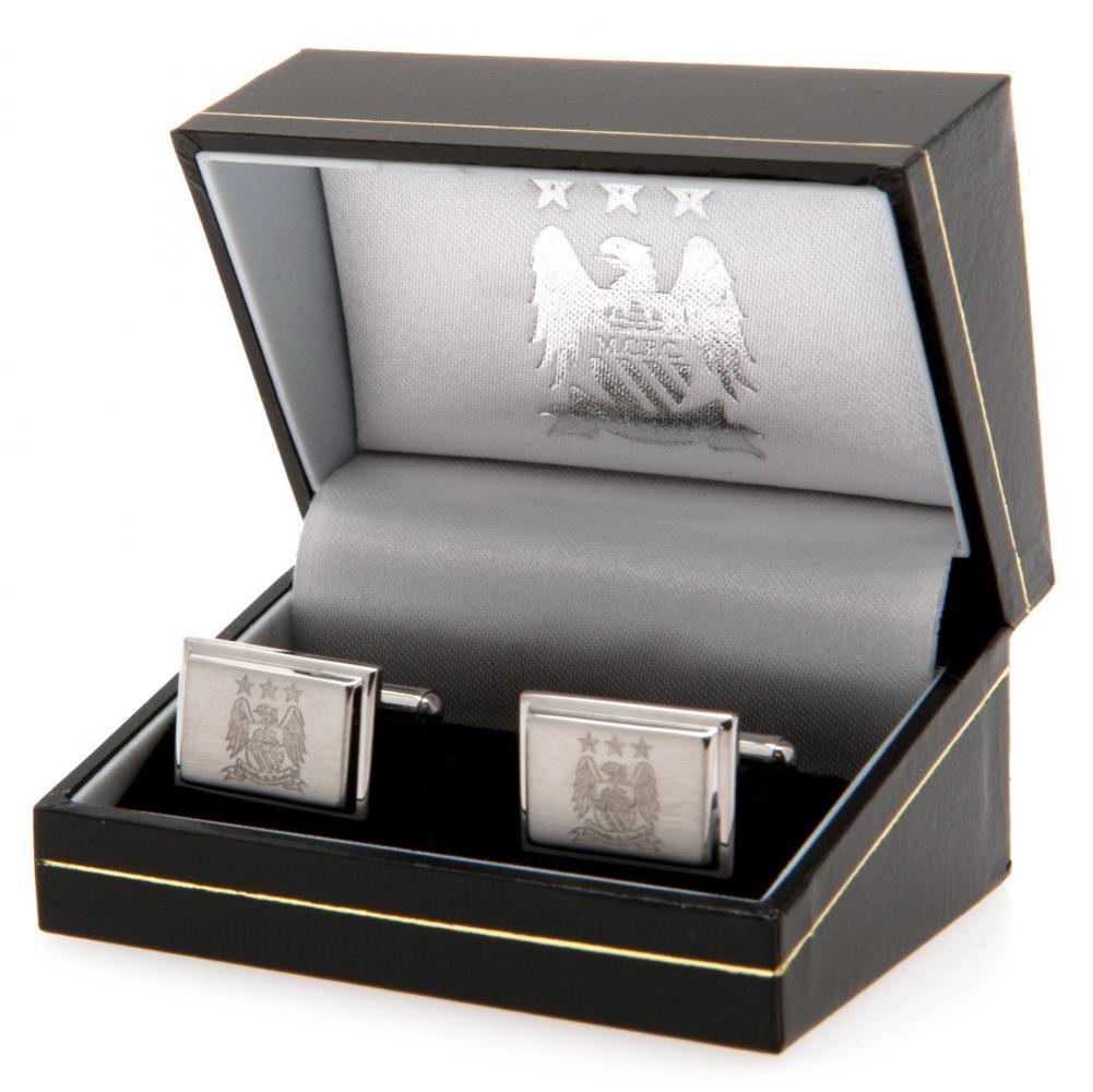 Manchester City FC Stainless Steel Cufflinks EC