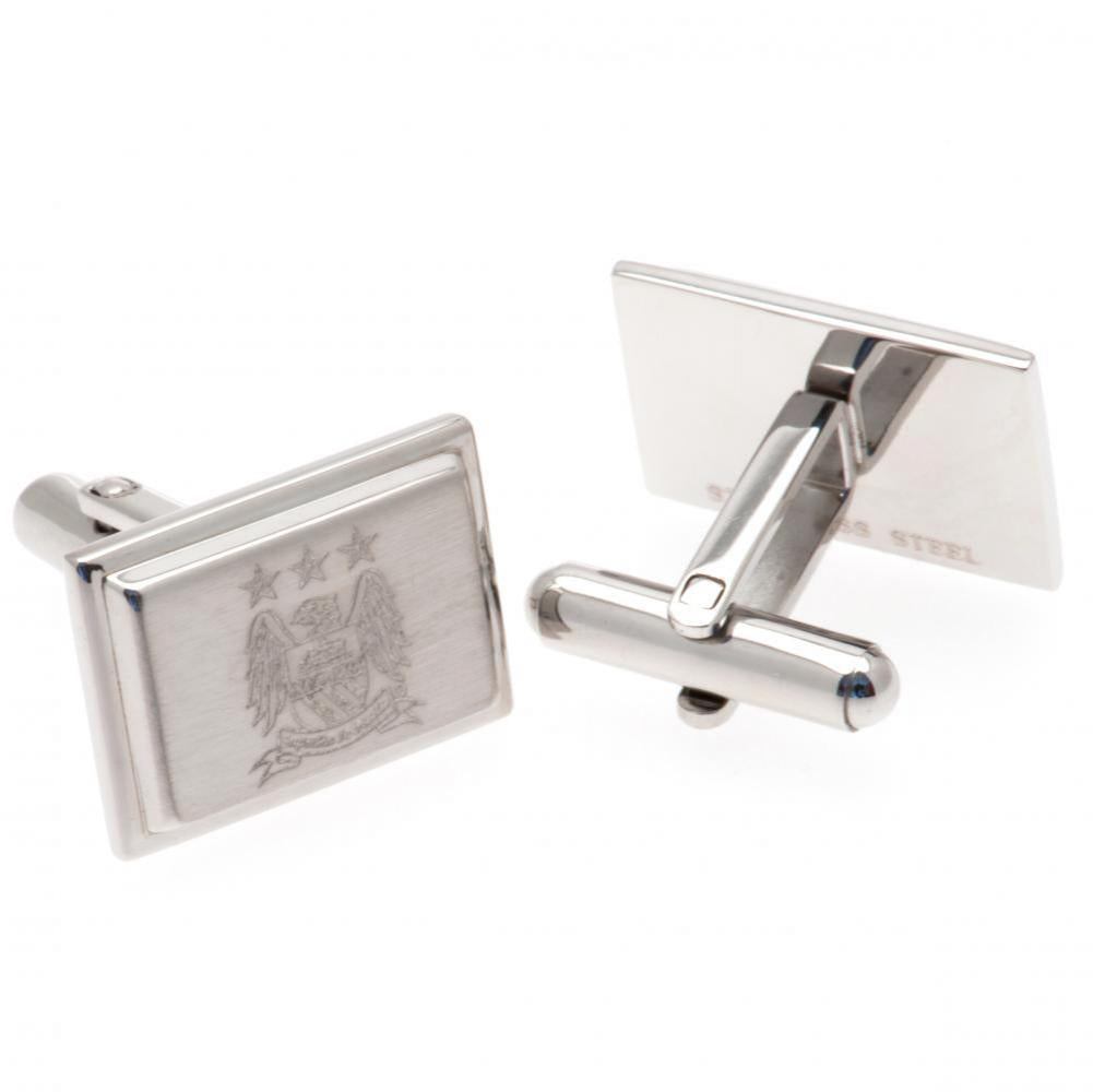 Manchester City FC Stainless Steel Cufflinks EC