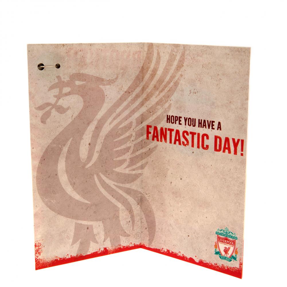 Liverpool FC Birthday Card Brother