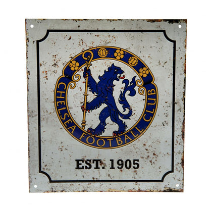 Chelsea FC Retro Logo Sign