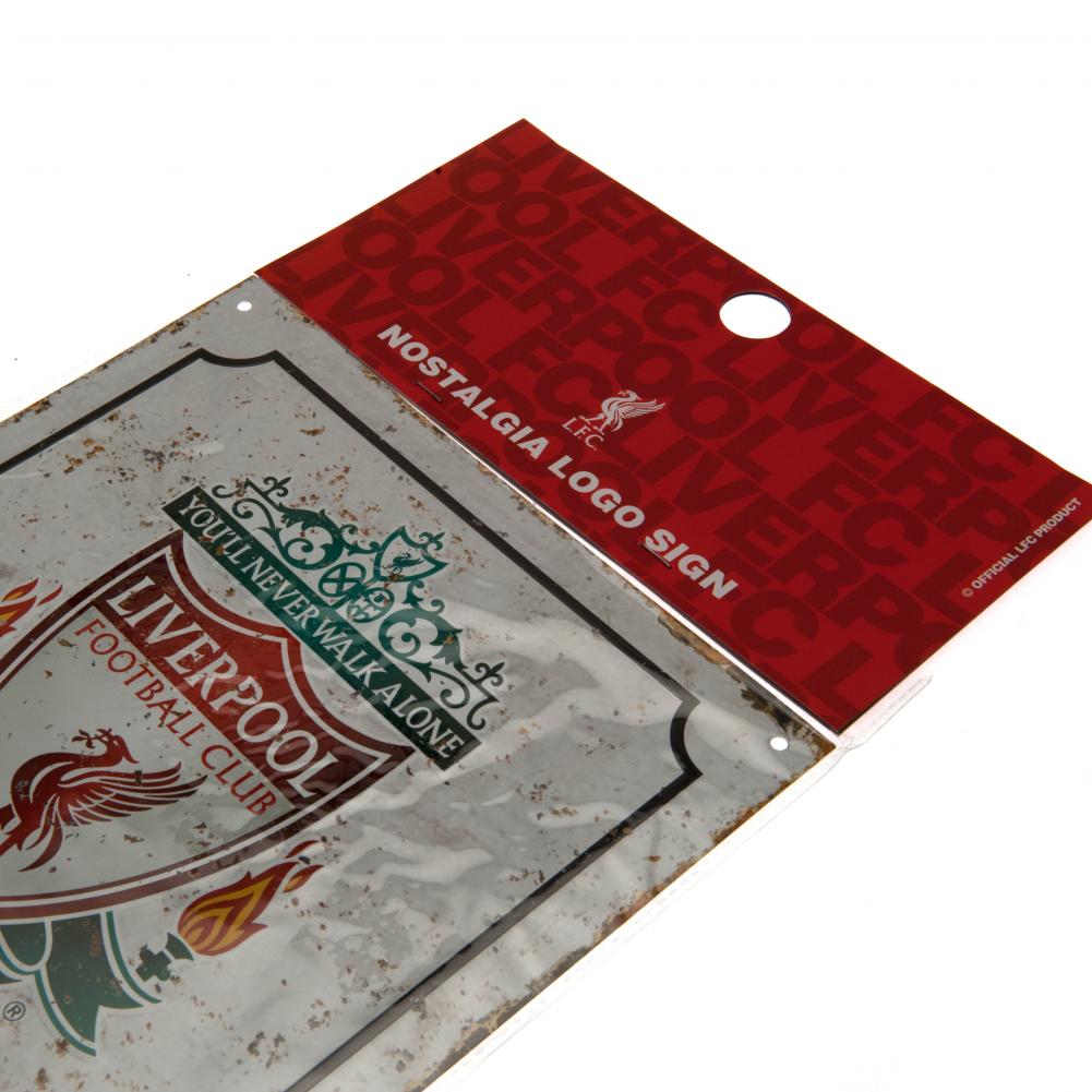 Liverpool FC Retro Logo Sign