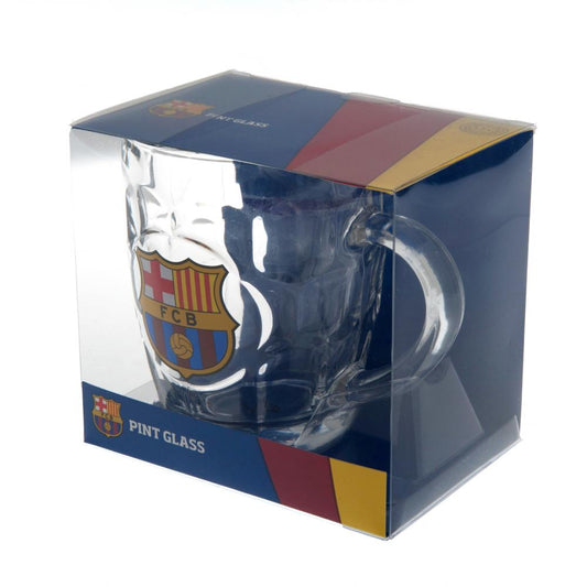 巴塞罗那足球俱乐部玻璃啤酒杯