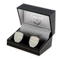 Arsenal FC Silver Plated Formed Cufflinks