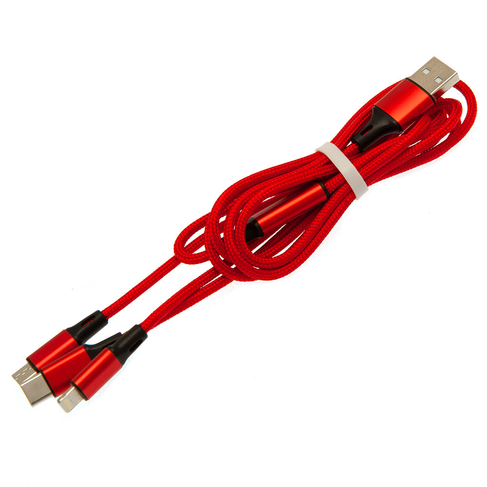 Liverpool FC 3 in 1 Charging Cable