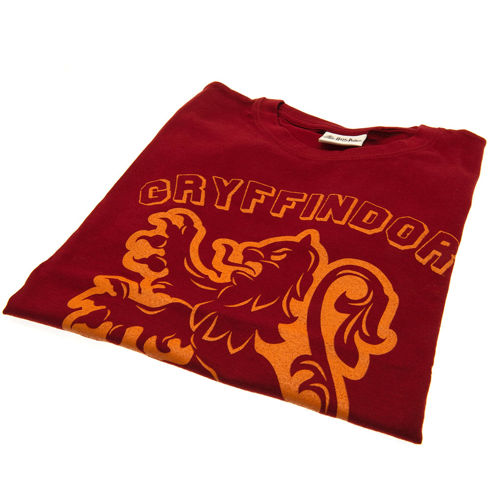 Harry Potter Gryffindor T Shirt Junior 11-12 Yrs