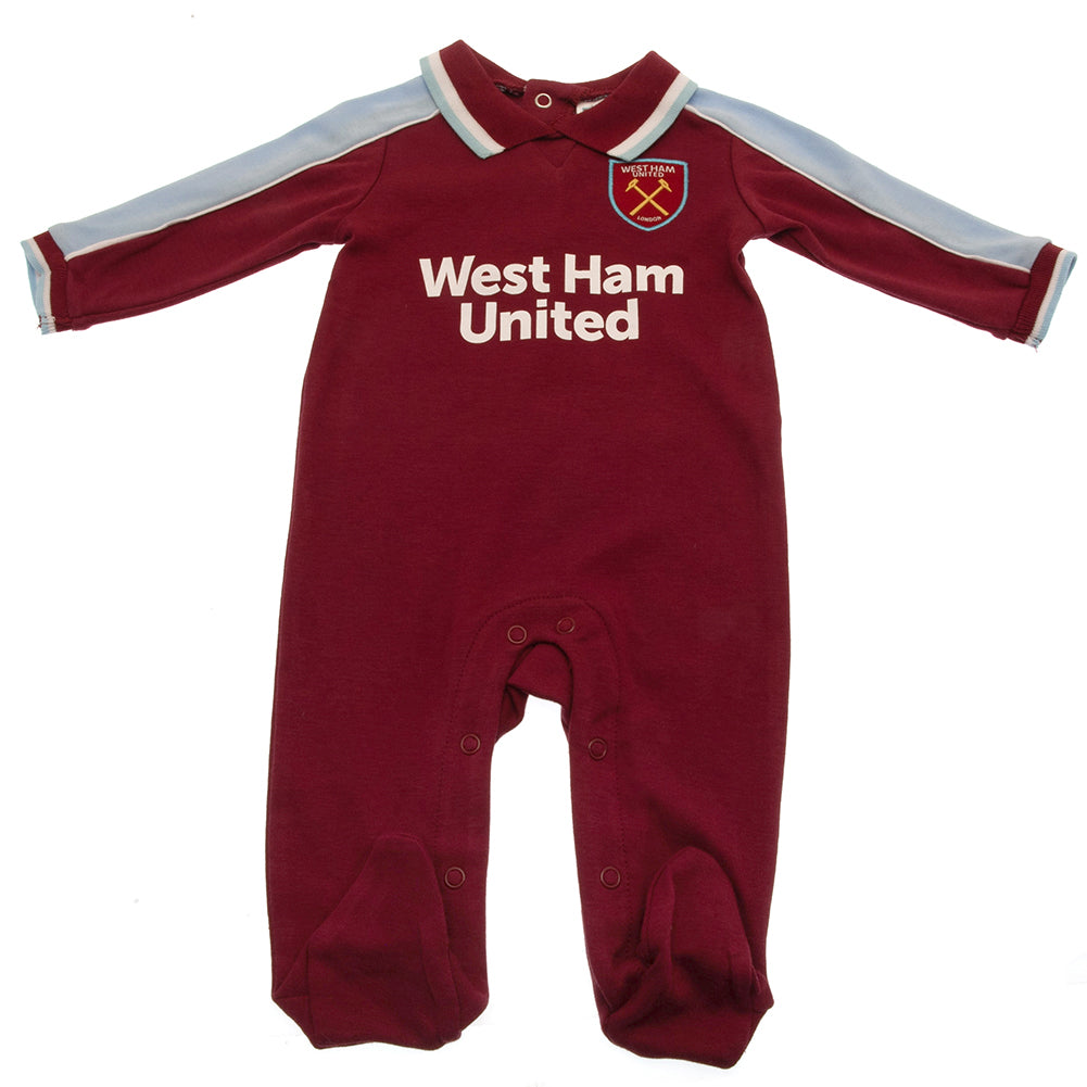 West Ham United FC Sleepsuit 9-12 Mths CS
