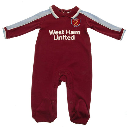West Ham United FC Sleepsuit 6-9 Mths CS