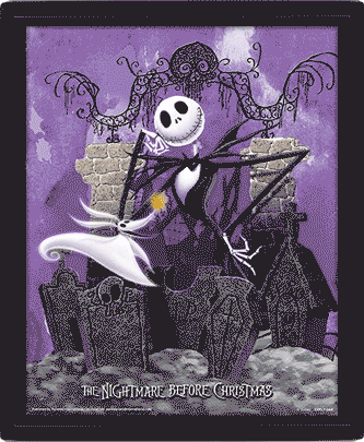 Nightmare Before Christmas Framed 3D Picture