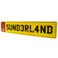Sunderland AFC Number Plate Sign