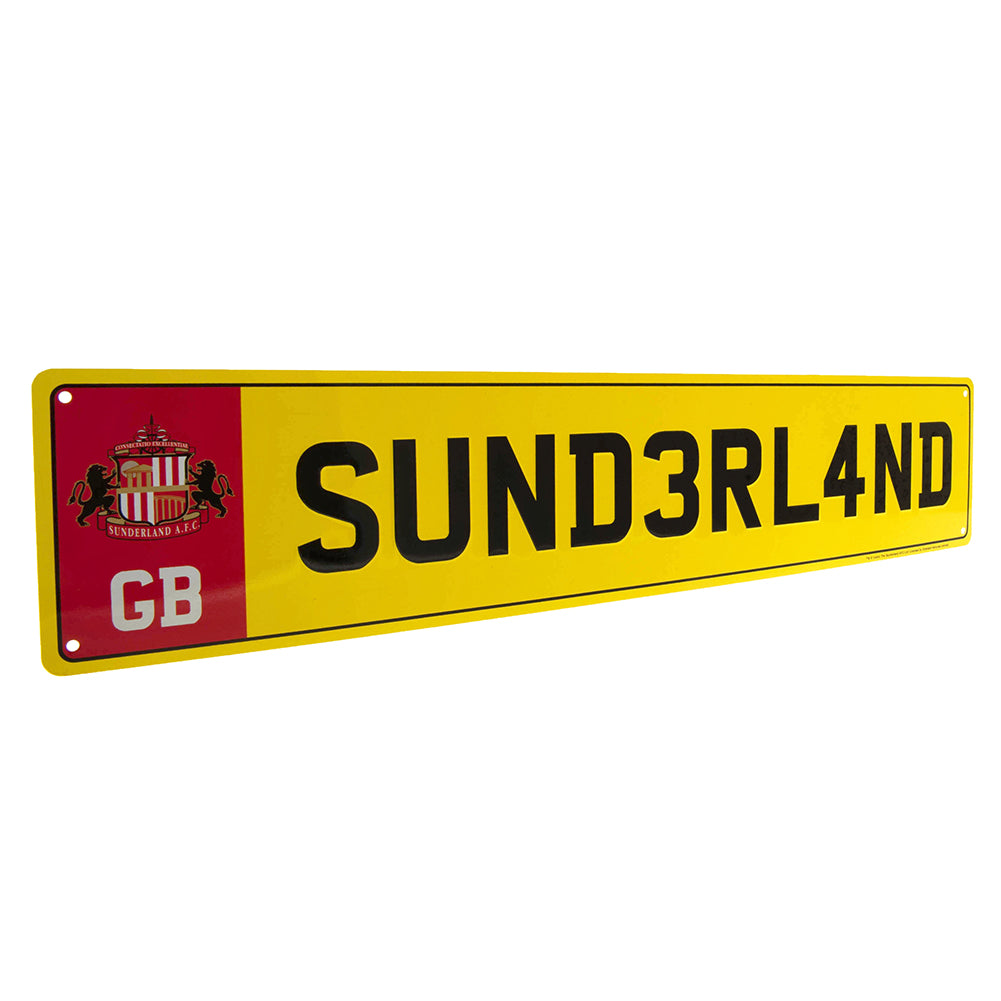 Sunderland AFC Number Plate Sign