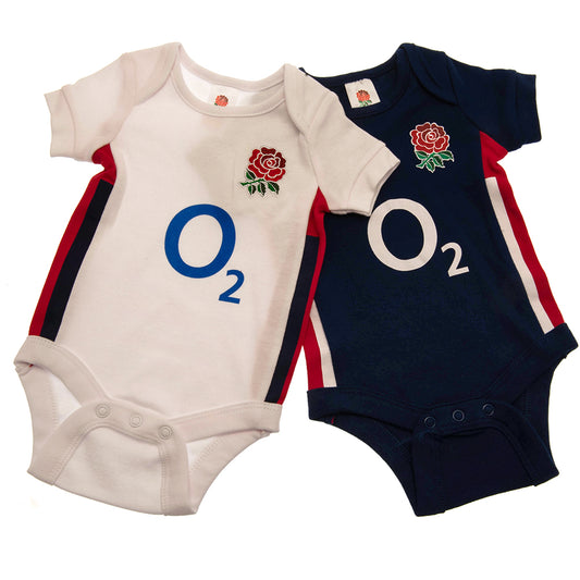 England RFU 2 Pack Bodysuit 0-3 Mths RB