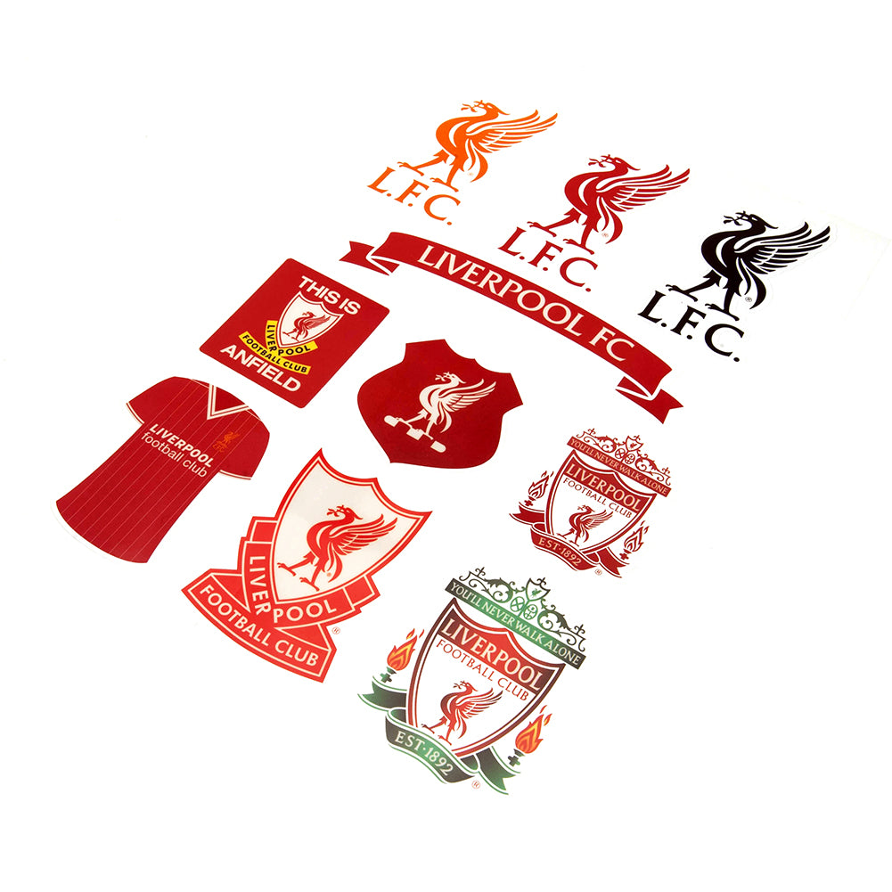 Liverpool FC A4 Decal Sticker Set