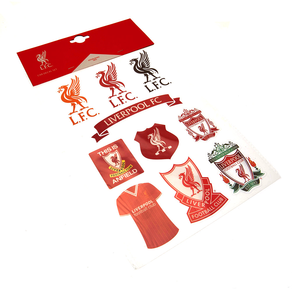 Liverpool FC A4 Decal Sticker Set