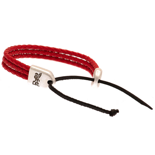 Liverpool FC 3 Line Crest Slider Bracelet