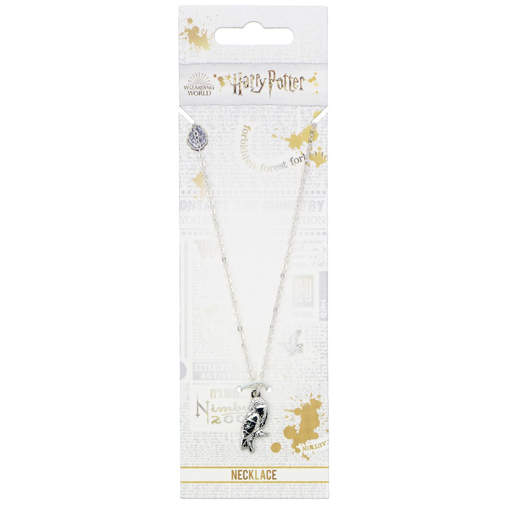 Harry Potter Silver Plated Necklace Hedwig Owl