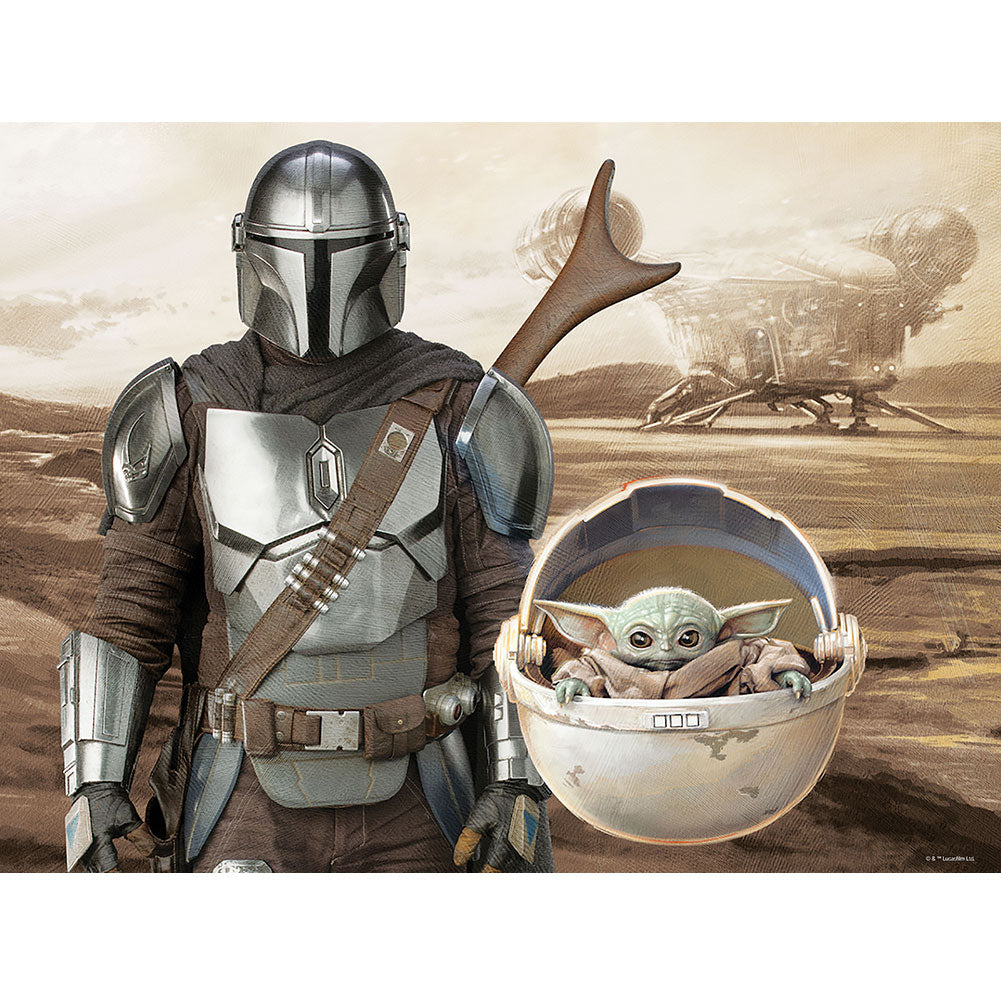 Star Wars: The Mandalorian 3D Image Puzzle 500pc Clan of Two