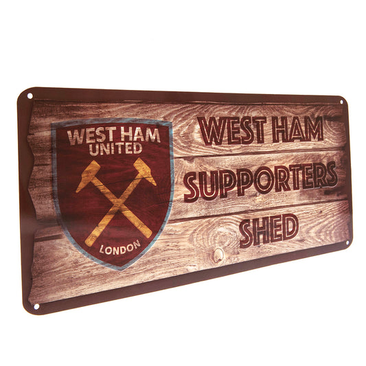 West Ham United FC Shed Sign