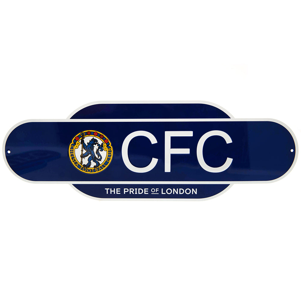 Chelsea FC Colour Retro Sign