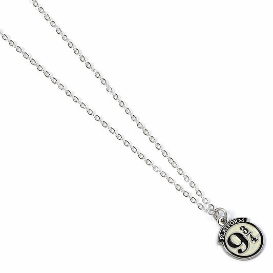 Harry Potter Silver Plated Necklace 9 & 3 Quarters