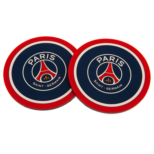 巴黎圣日耳曼足球俱乐部 2 件装杯垫套装