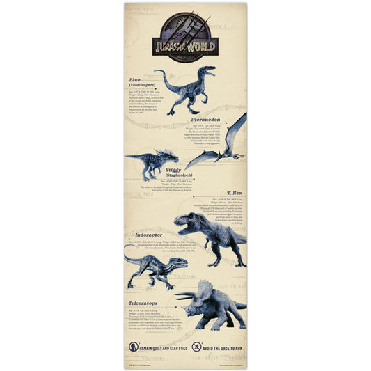 Jurassic World Door Poster 321