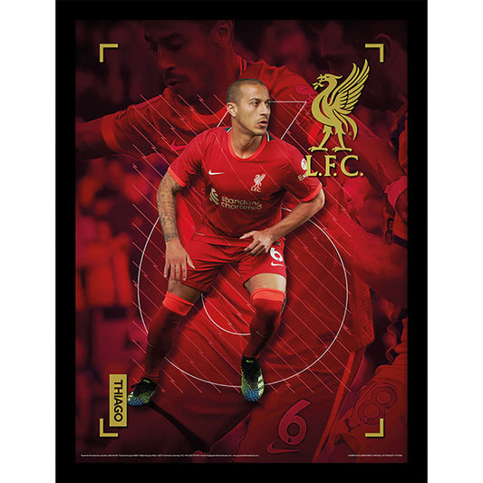 Liverpool FC Picture Thiago 16 x 12