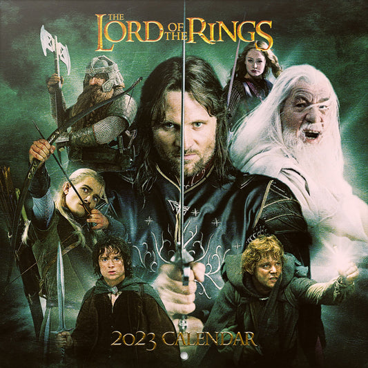 The Lord Of The Rings Square Calendar 2023