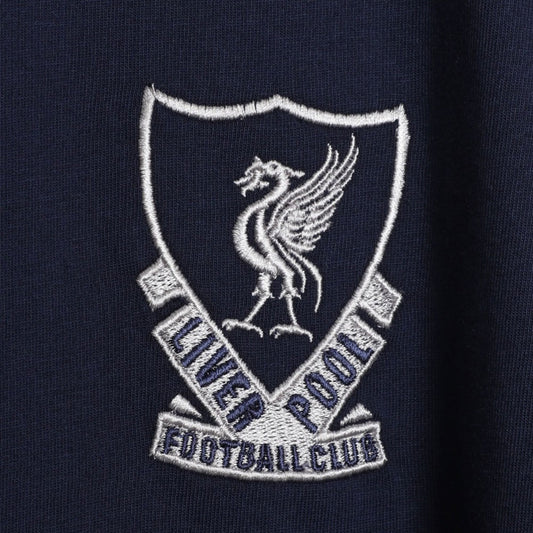 Liverpool FC 88-89 Crest T Shirt Mens Navy M