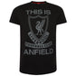 利物浦足球俱乐部 这是安菲尔德 T 恤 男款 黑色 M
