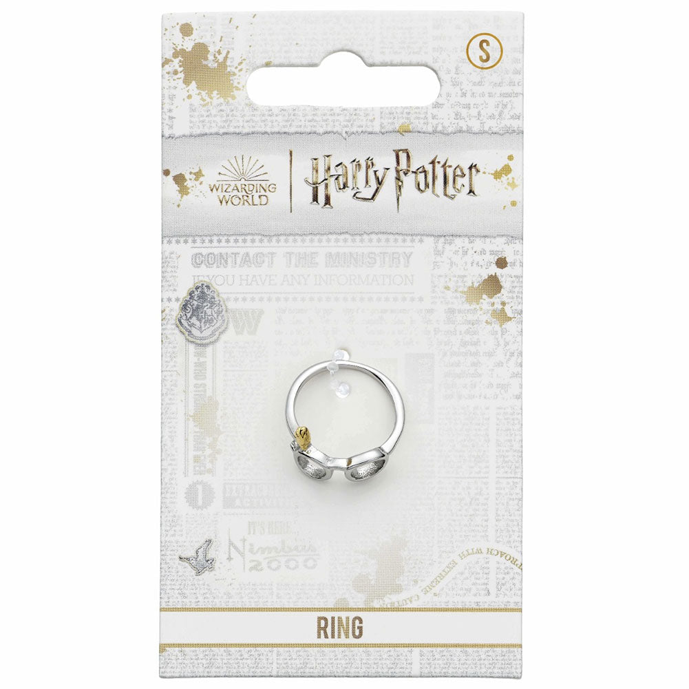 Harry Potter Stainless Steel Ring Harry Glasses Medium