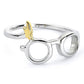 Harry Potter Stainless Steel Ring Harry Glasses Large