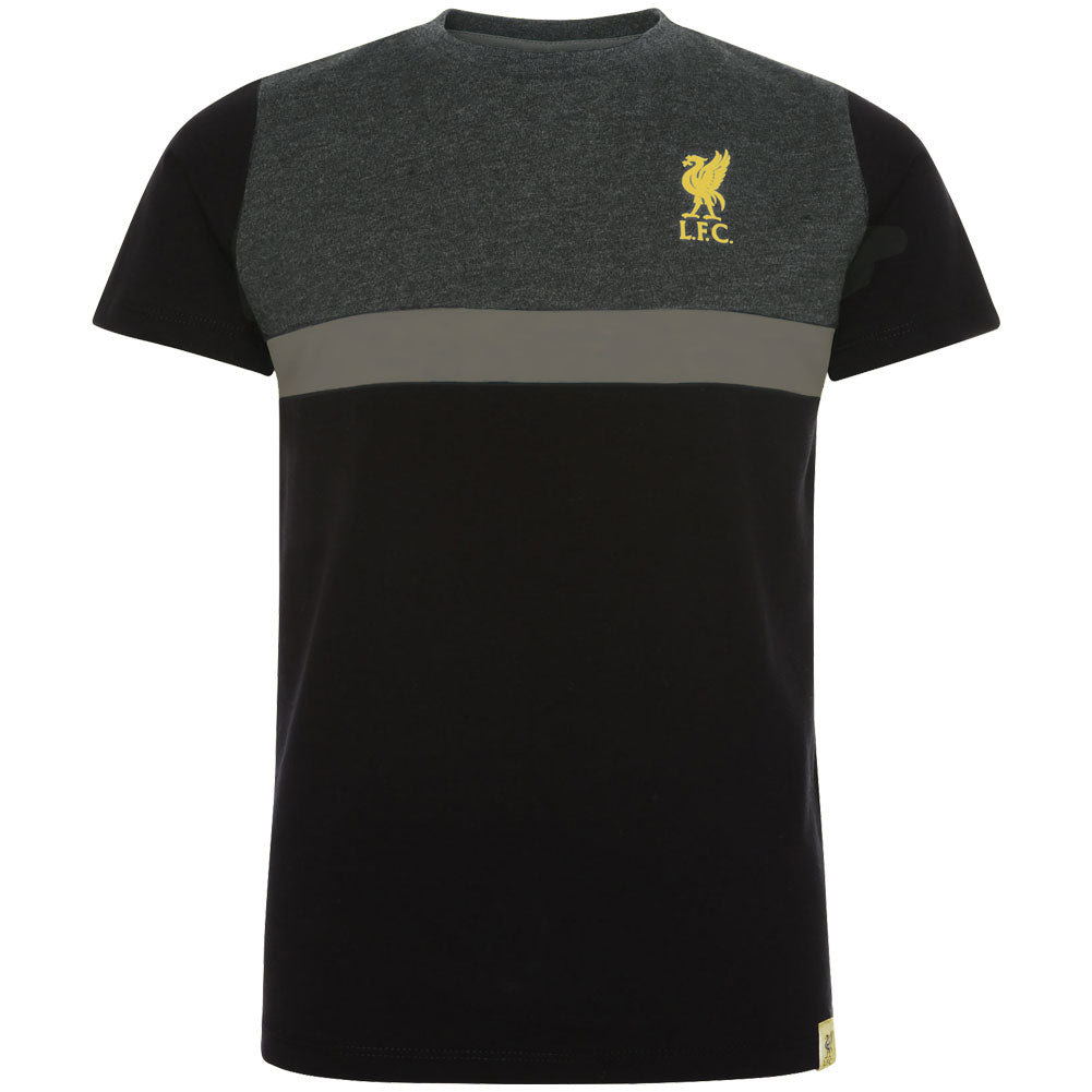 Liverpool FC Panel T Shirt Junior 7-8 Yrs