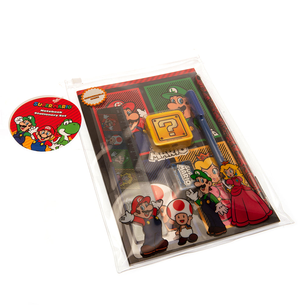 Super Mario Notebook Stationery Set