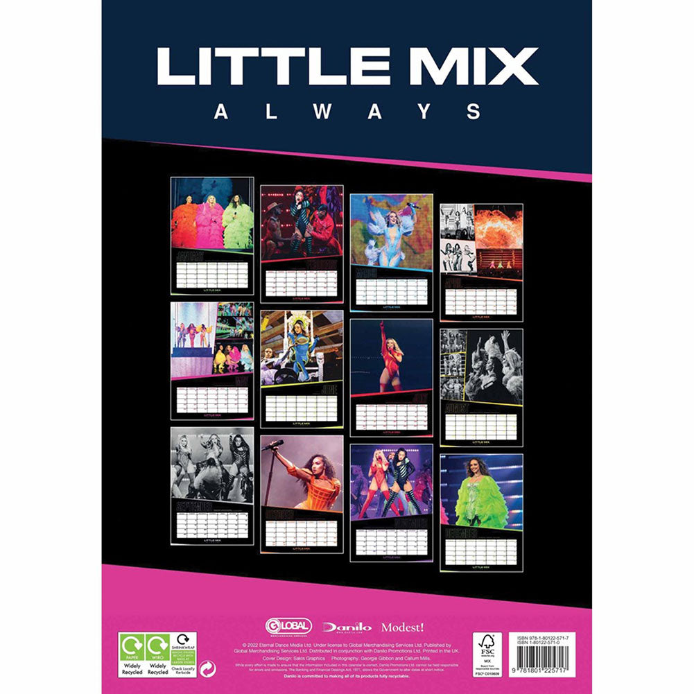 Little Mix A3 日历 2023