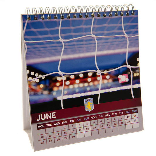Aston Villa FC Desktop Calendar 2023