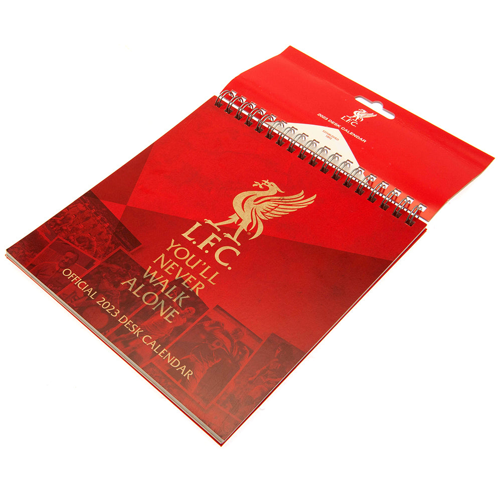 Liverpool FC Desktop Calendar 2023