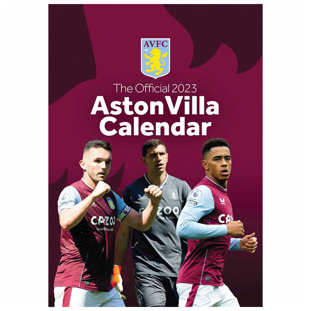 Aston Villa FC A3 Calendar 2023
