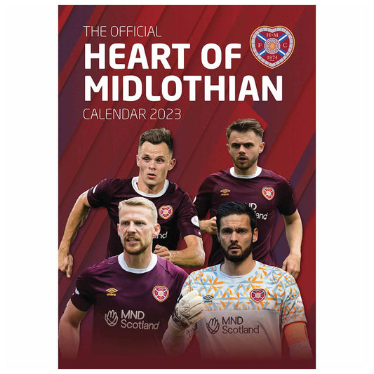 Hearts FC A3 Calendar 2023