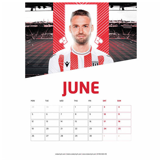 Stoke City FC A3 Calendar 2023