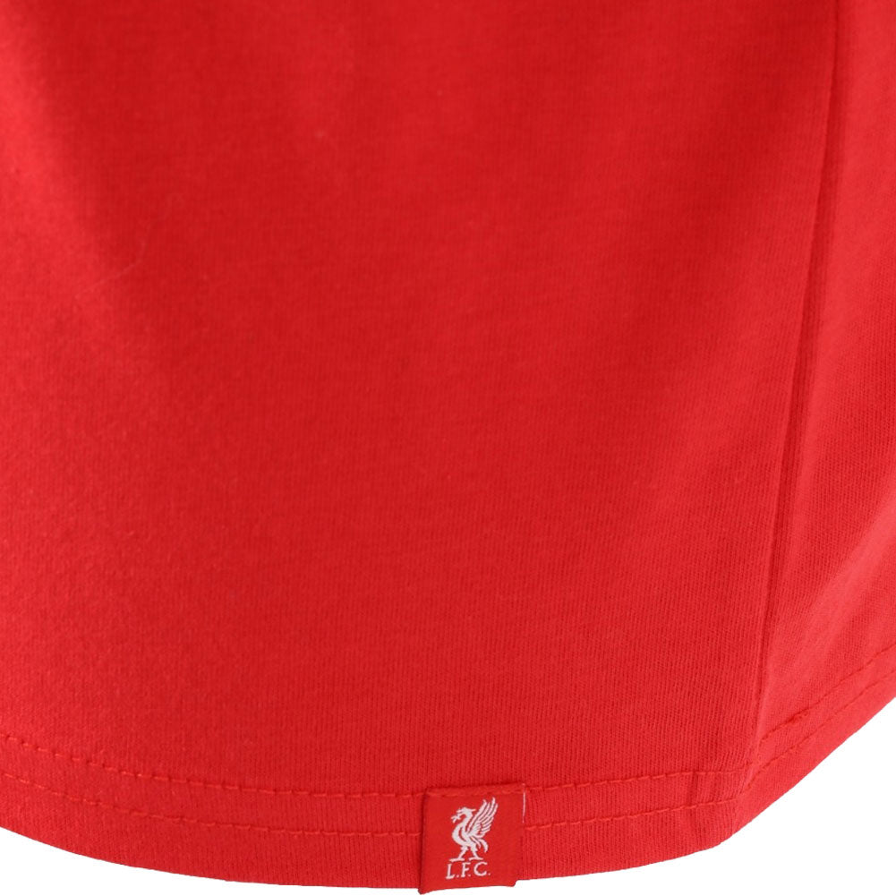 Liverpool FC Liverbird T Shirt Mens Red Medium
